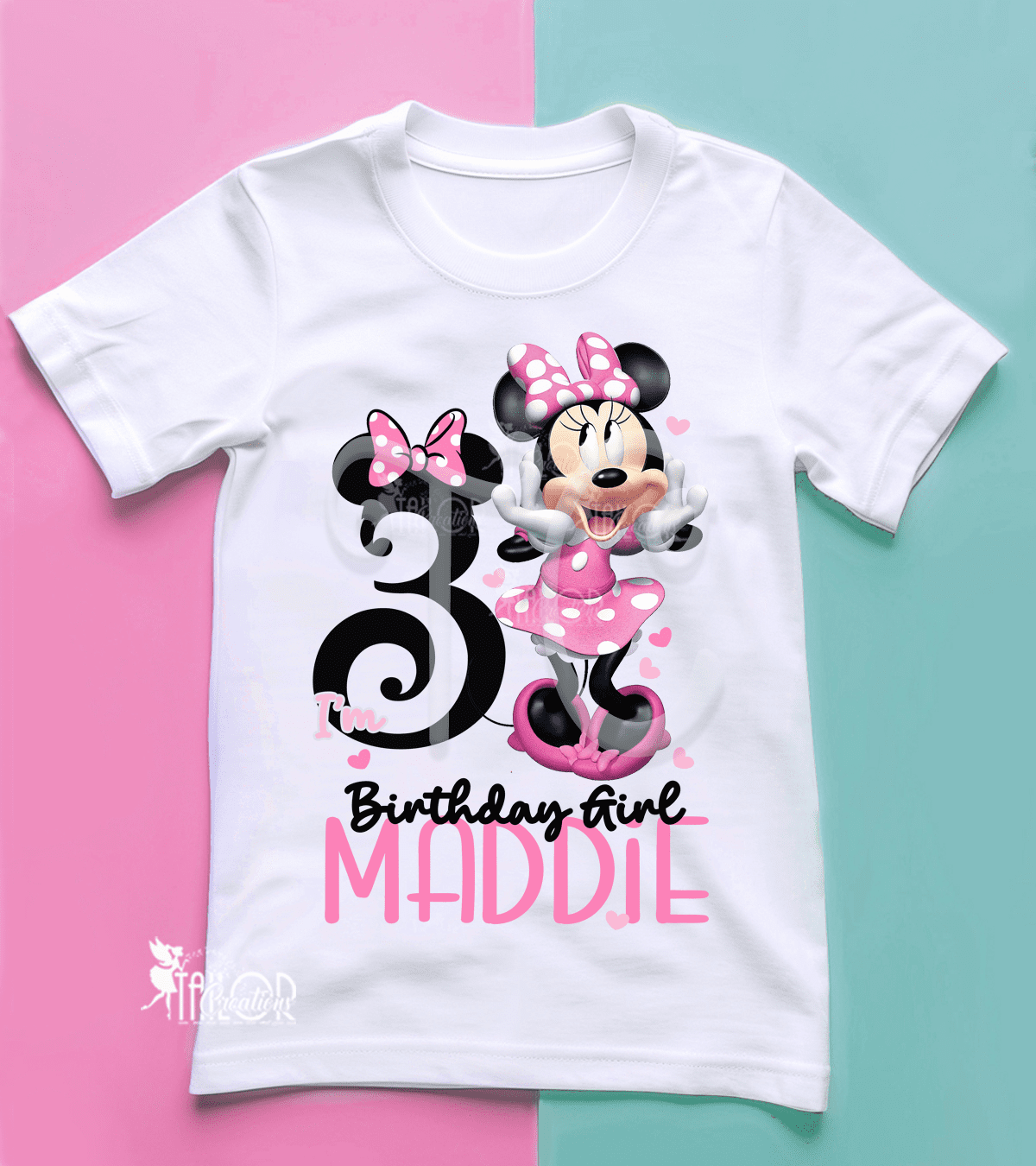 Minnie Mouse Birthday Tee Shirt - Cute Minnie Mouse Birthday Outfit for Girls