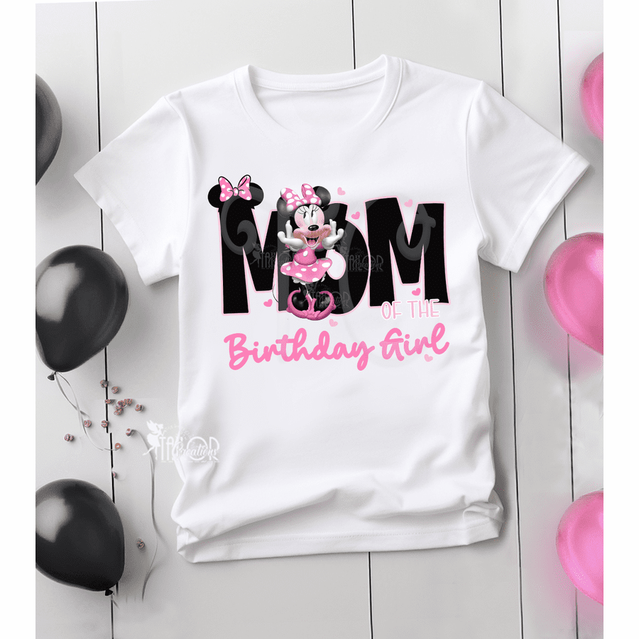 Minnie Mouse Matching Family Birthday Tee Shirt - Disney Minnie Mouse Matching Outfits Shirts