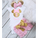 Minnie Mouse Ears Gold and Pink Baby Girl Headband - Minnie Mouse Pink Gold 1st Birthday