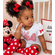 Minnie Mouse Ears Sequin Hair Clips for Toddler Girls - Disney Red Bow Mouse Ears Clips