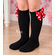 Minnie Mouse Polka Dot Bow Knee High Socks for Girls - Boutique Bow Socks for Toddler Girls