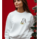Monogram Logo Secipt Christmas Berries Sweatshirt - Matching Christmas Family Logo Sweater