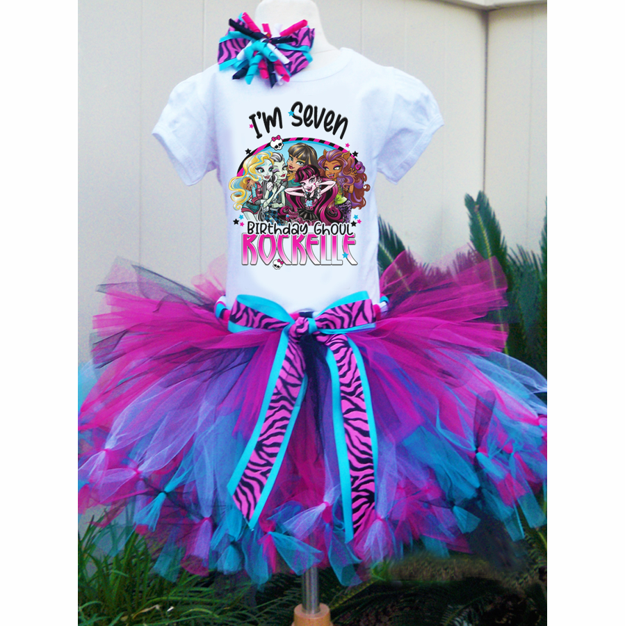 Handmade Rainbow Tutu Skirt Girl Kids Party Dance Tulle Skirts Fluffy