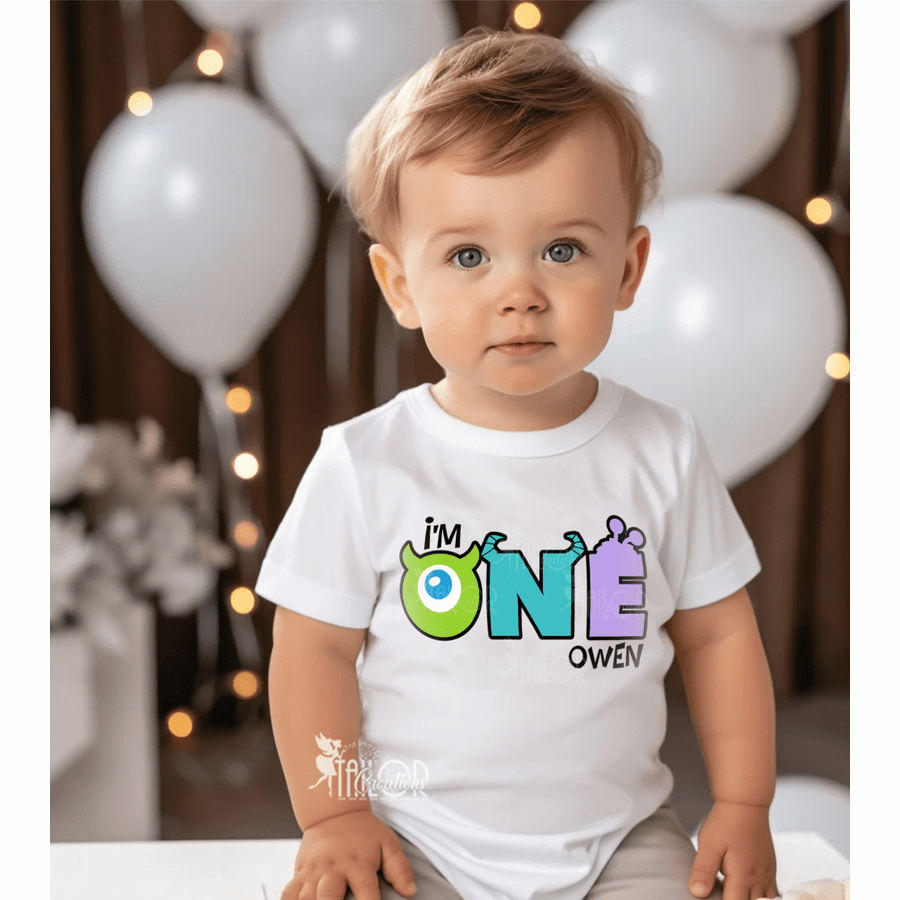 Monsters Inc Custom Matching Family Birthday Kids Tee Shirt Toddler Mom Shirt - Disney Monsters Inc Birthday Mom Shirt Family Matching Kids Outfits
