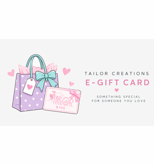 Tailor Creations eGift Card - Personalized Digital Gift Cards! - REDEEM ONLINE OR BY PHONE