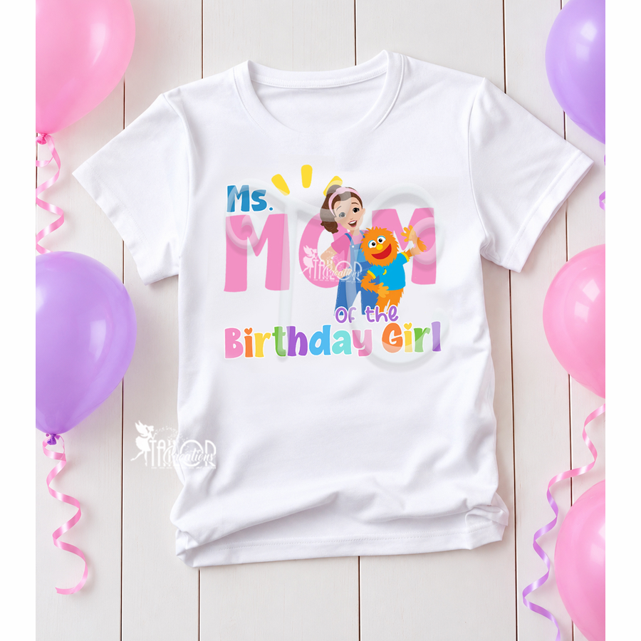 Ms Rachel Mom Dad Birthday Tees Shirt - Ms Rachel Family Birthday Tees Outfit