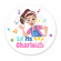 Ms Rachell Personalized Birthday Party Favor Stickers - Ms Rachel Custom Name Label Stickers