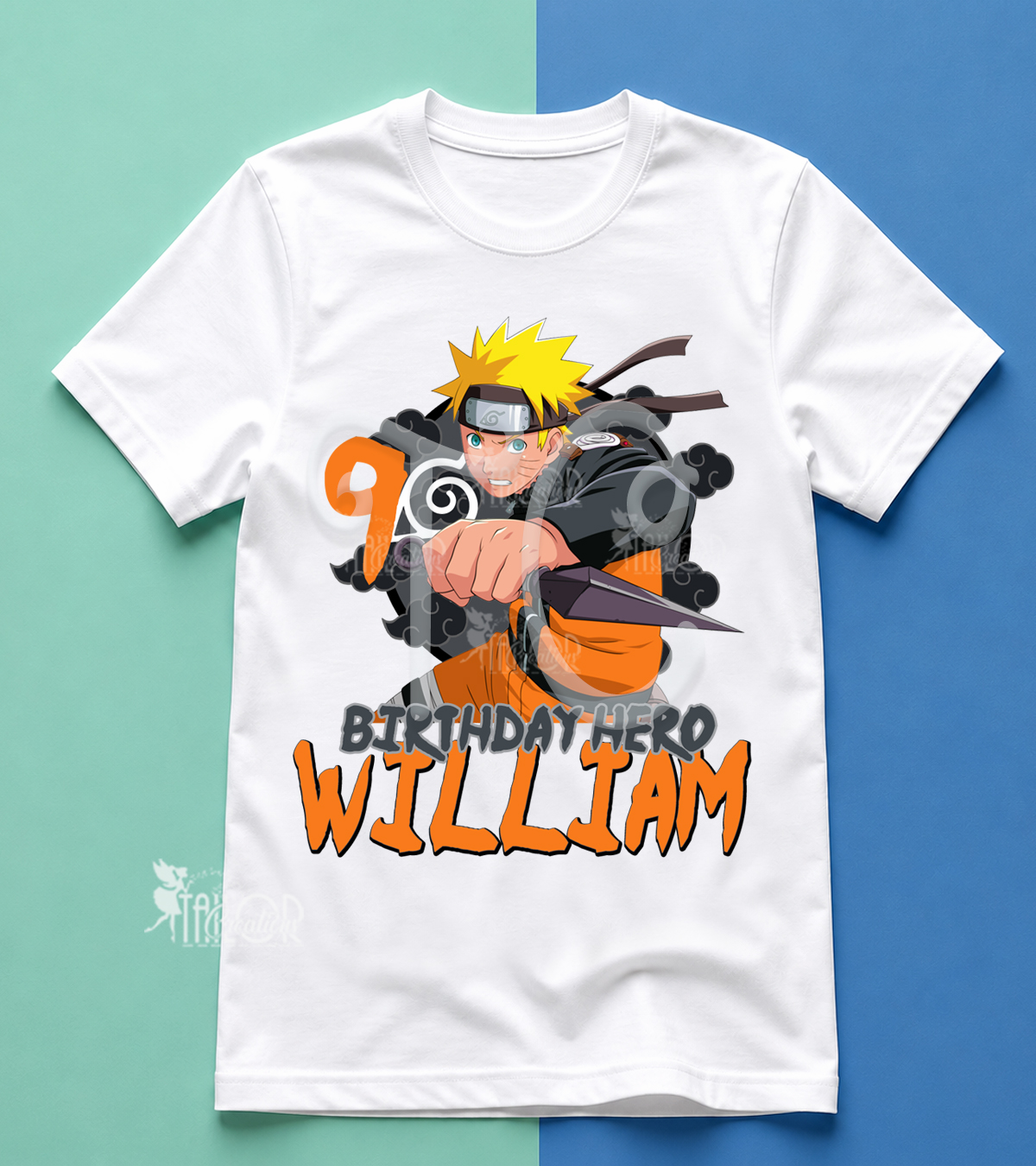 Naruto Personalized Birthday Party Tee Shirt for Kids - Naruto Birthday Party Outfit Ideas
