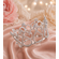 Newborn Silver Rhinestone Tiara Crown - Crystal Baby Crown Newborn Photography Prop