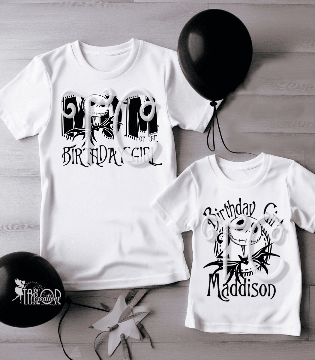 Jack Skellington Birthday Tees Shirt - Nightmare Before Christmas Birthday Shirt Outfit