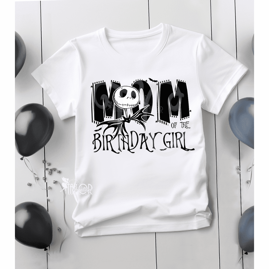 Nightmare Before Christmas Matching Family Tees Shirt - Jack Skellington Birthday Party Shirt