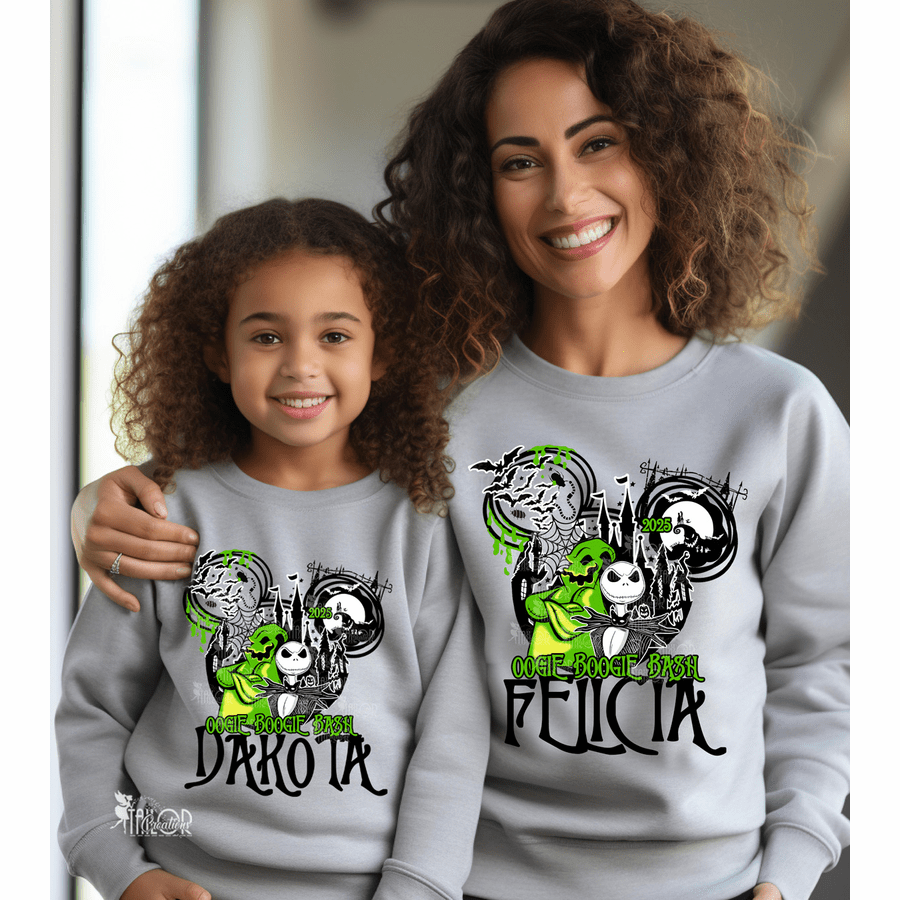 Disneyland Oogie Boogie Bash 2025 Sweatshirt - Disney Halloween Matching Family Tees Hoodies