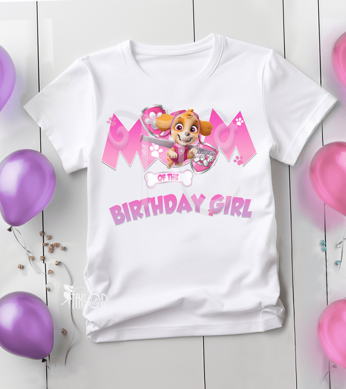 Paw Patrol Matching Family Birthday Party Tees - Paw Patrol Birthday Party Shirts Mom