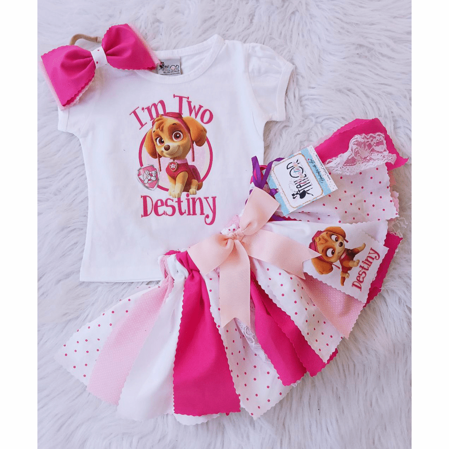 Paw Patrol Skye Custom Birthday Outfit