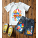 Payaso Plim Plim Cumpleaos - Carnival Circus First Birthday Family Shirt