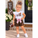 Personalized Pink Football Outfit Girl - Game Day Football Outfit - Matching Siblings Football Outfit