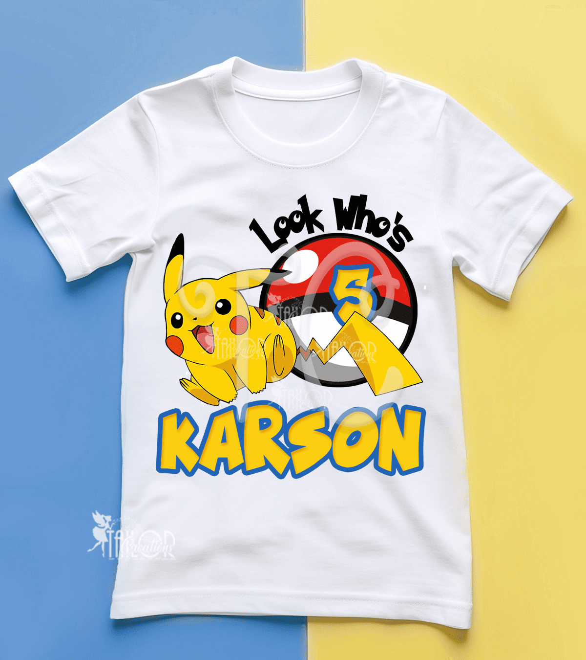 Pikachu Shirt Kids - Pikachu Birthday Outfit for Boys - Anime Birthday Outfit