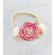 Pink and Ivory Vintage Inspired Rhinestone Pearl Baby Infant Toddler Headband