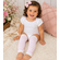 Pink and White Striped Leg Warmers for Girls - Pink Leg Warmers for Baby and Toddler Girl