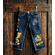 Pokemon Birthday Outfit for Boys - Pikachu Custom Denim Outfits - Boys Custom Denim Birthday Party Outfit
