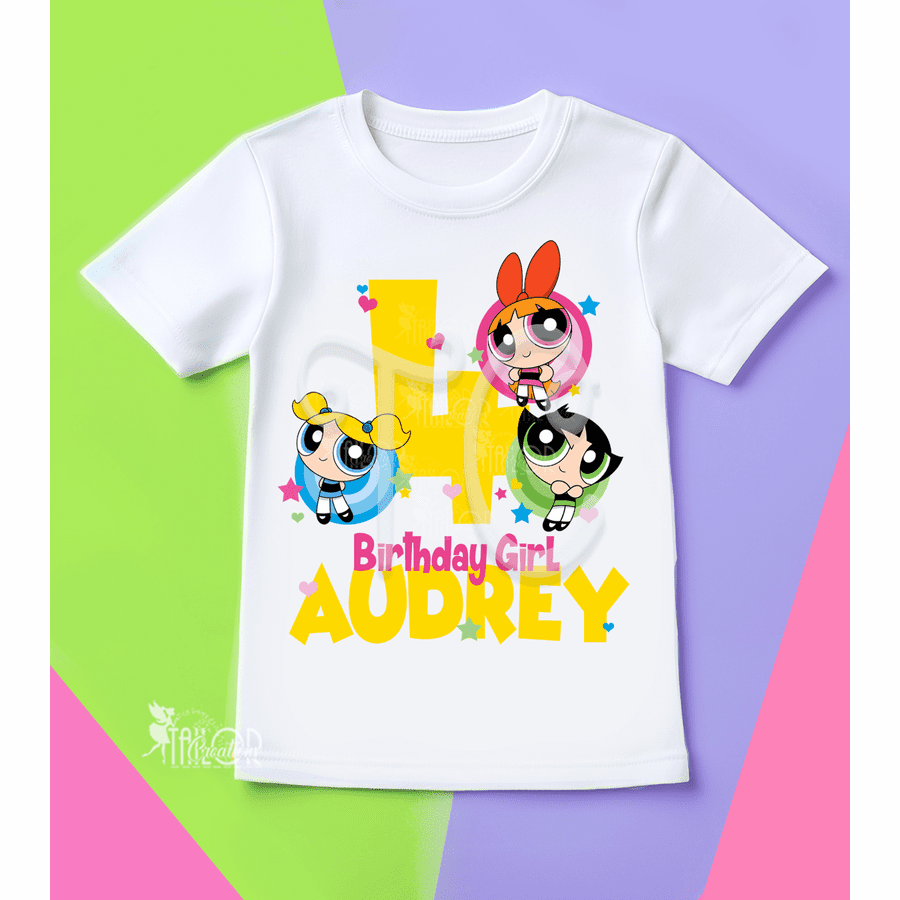 Powerpuff Girls Birthday Party Tee Shirt - Powerpuff Girls Birthday Party Outfit Ideas
