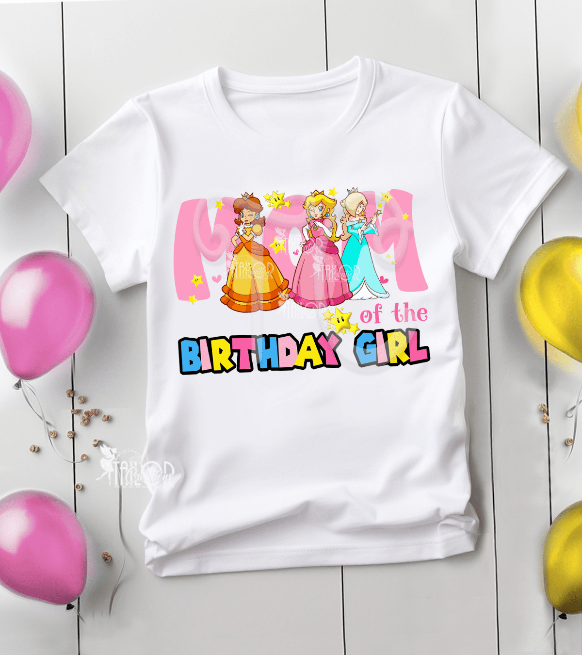 Princess Peach Matching Family Birthday Shirt - Princess Peach Birthday Outfit