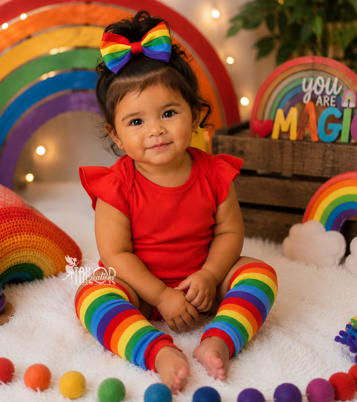Rainbow Leg Warmers Toddler Leg Warmers - Striped Leg Warmers for Kids