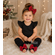 Red Sequin Bow Ruffle Leg Warmers Headband Set - Baby Girl Toddler Bow Leg Warmers Set 