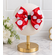 Retro Minnie Mouse Baby Girl Outfit - Minnie First Disney Trip Baby Girl Outfit - Red Polka Dot Satin Bloomers Set