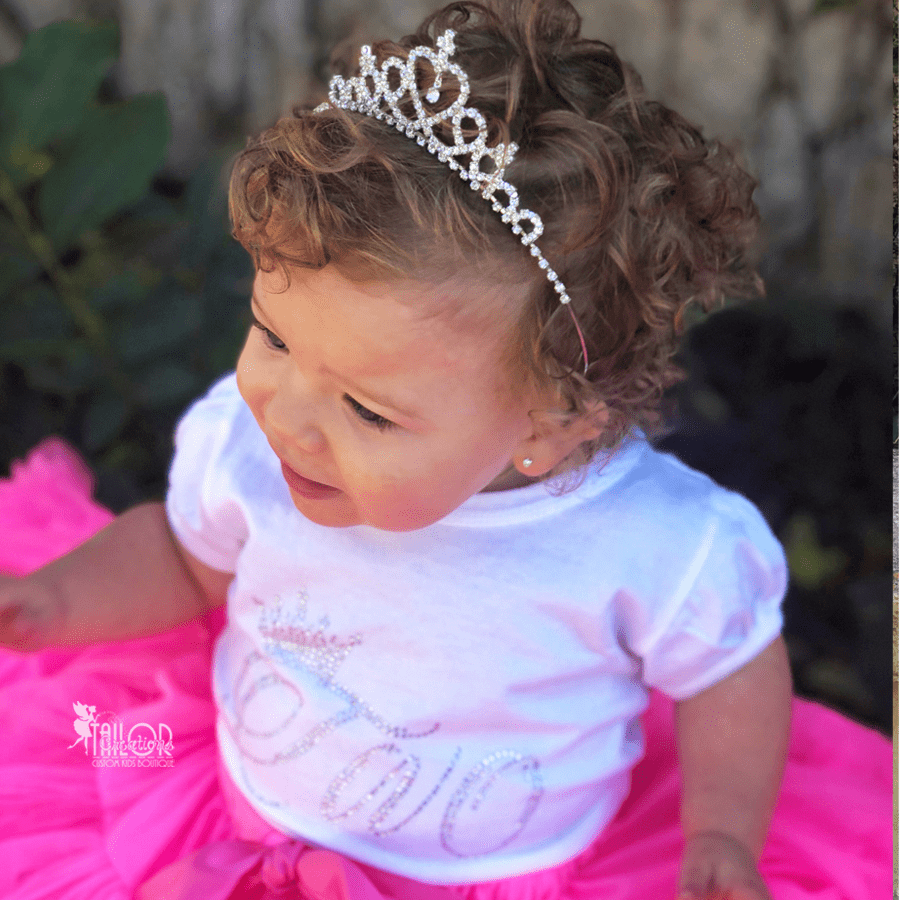 Mouse Birthday Girl Outfit: Pink & Gold Leotard, Pettiskirt Set
