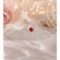Ruby Red Rhinestone Tiara - Flower Girl Princess Crown - Flower Girl Silver Tiara