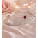 Ruby Red Rhinestone Tiara - Flower Girl Princess Crown - Flower Girl Silver Tiara