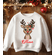 Rudolph Reindeer Custom Name Toddler Tee Shirt - Reindeer Sweatshirt for Toddler Kids