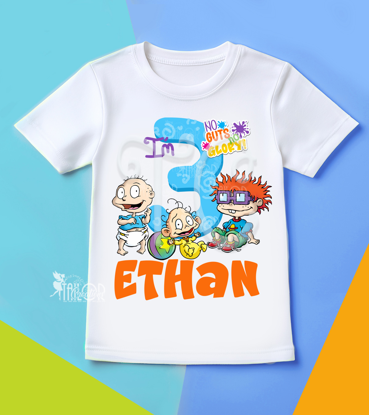 Rugrats Birthday Party Tee Shirt - Rugrats Custom Birthday Party Outfit Ideas