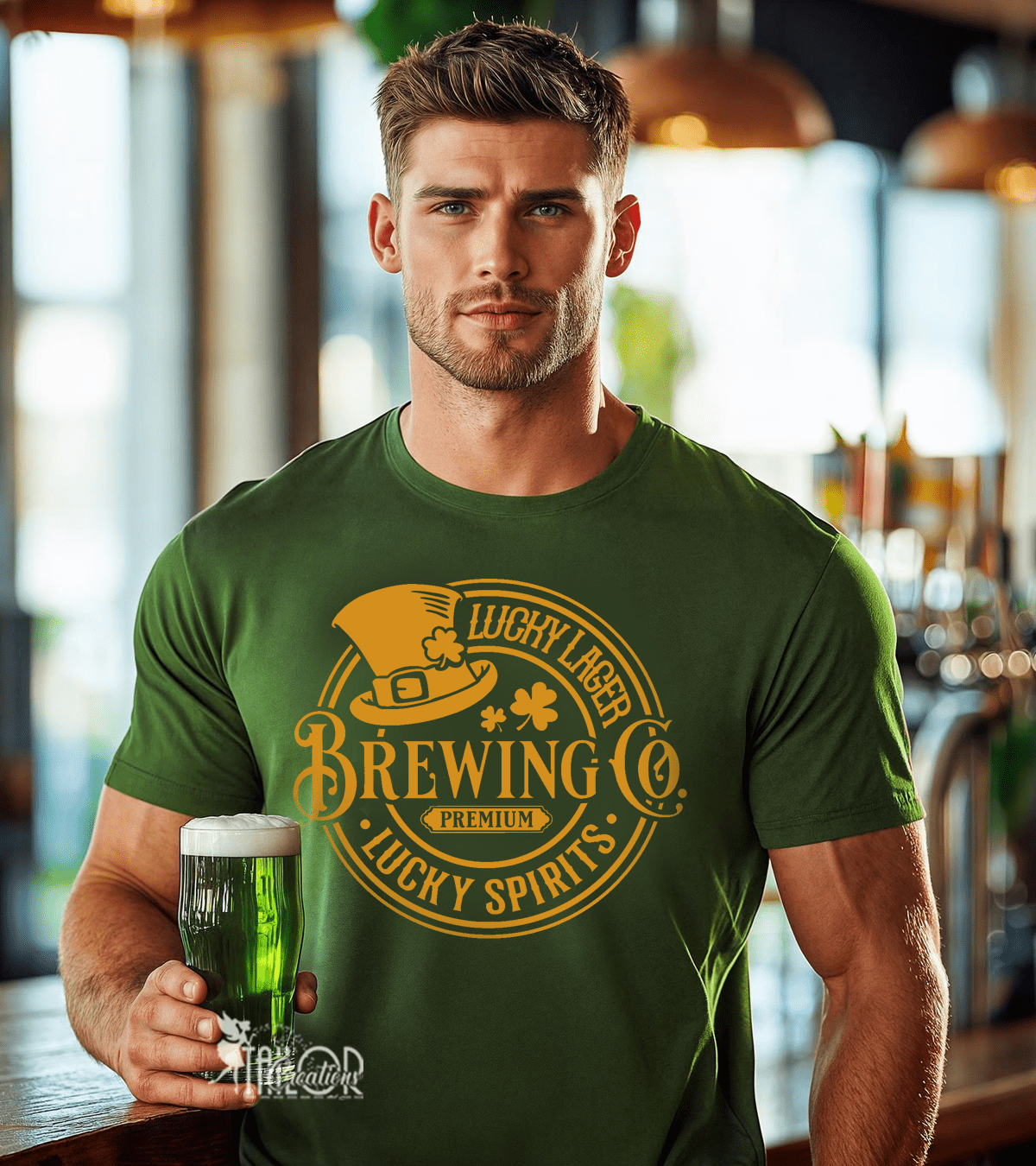 Saint Patricks Custom Name Brewing Co Sweatshirt - Saint Pattys Irish Parade Sweatshirt Mens Womens 
