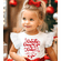 Santa Baby Sequin Christmas Tutu Outfit - Mrs Claus Christmas Tutu Dress Outfit Toddler
