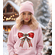 Festive Santa Inspired Coquette Bow Matching Mommy and Me Outfit - Coquette Bow Custom Christmas Sweatshirt