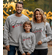 Santa Sleigh Matching Family Christmas Sweatshirt - Christmas Family Name Sweater Hoodie