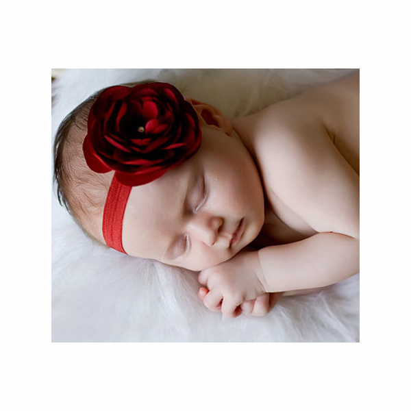 Satin Red Headband