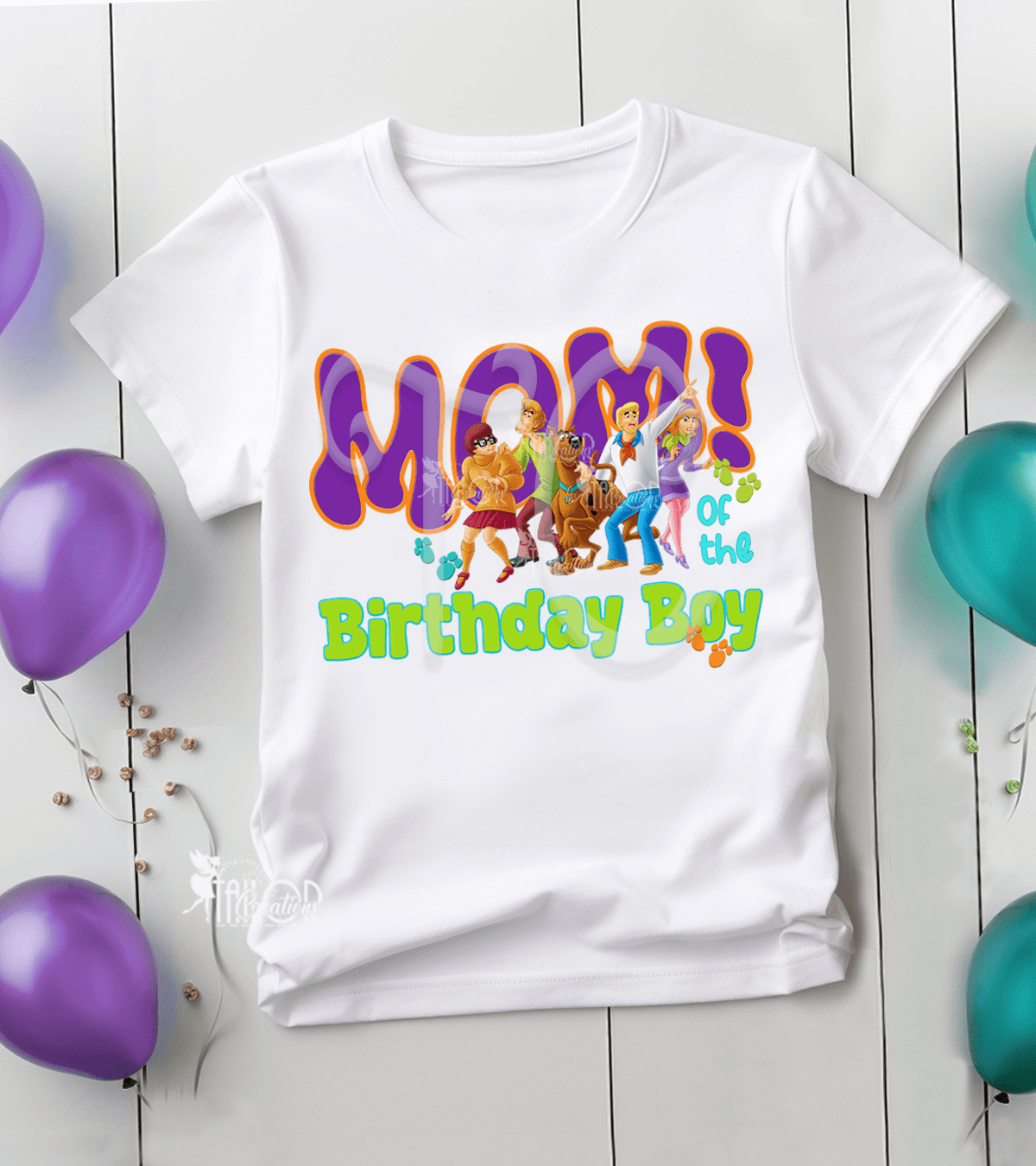Scooby Doo Matching Family Birthday Party Tee Shirt - Scooby Birthday Ideas