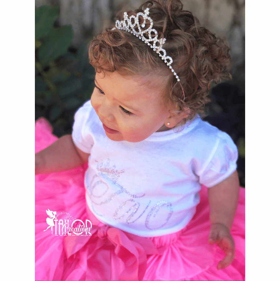 Girl's Birthday Tutu Dress With Matching Headband – Fluffy 6-Layer Tulle Party Outfit - View #13