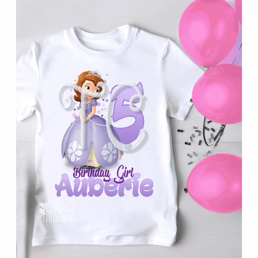 Sofia the First Princess Custom Birthday Tutu Dress T Shirt Skirt Set Cake  Smash