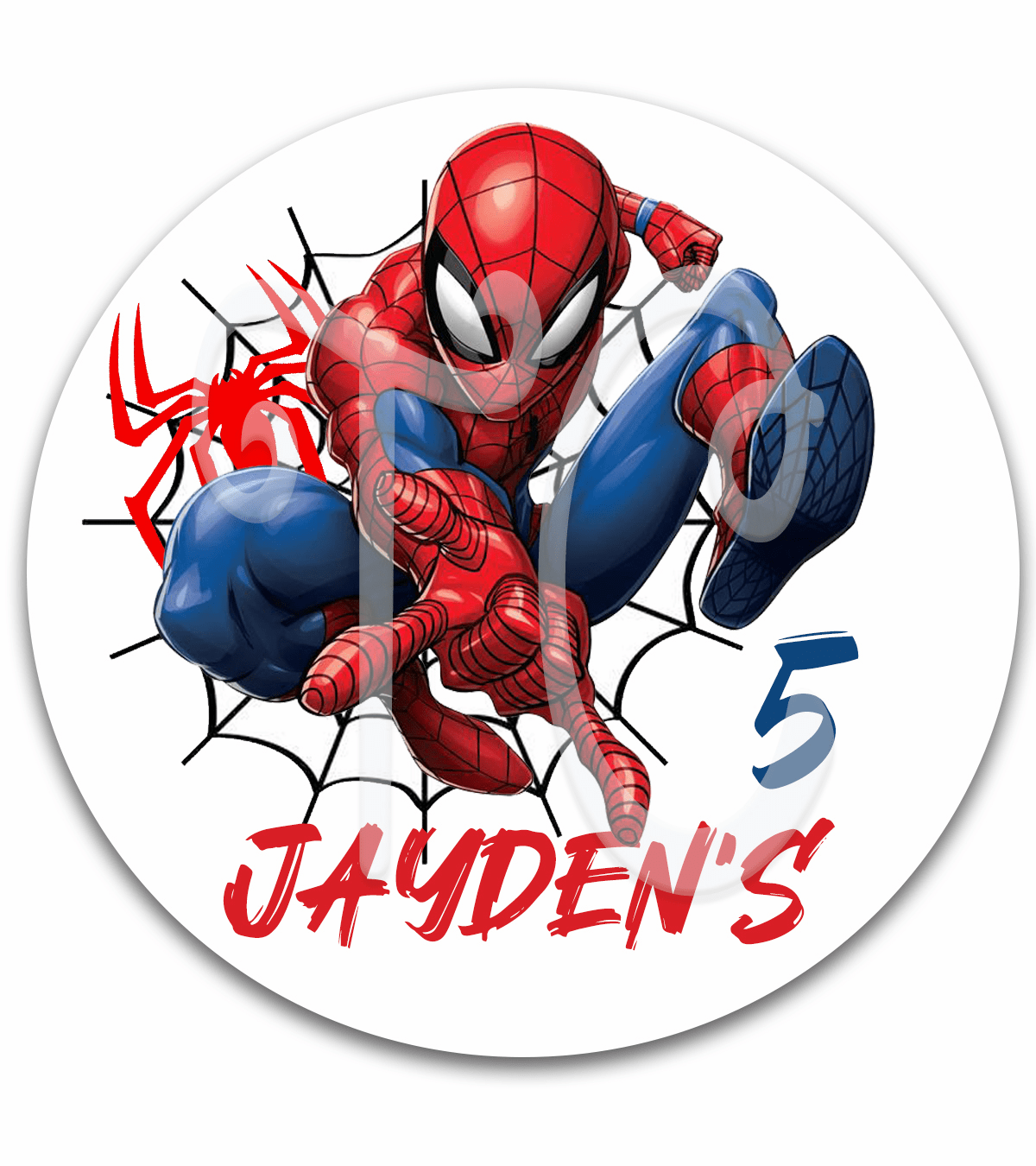 Spiderman Birthday Gift Tag Favor Labels - Disney Marvel Superhero Favor Stickers