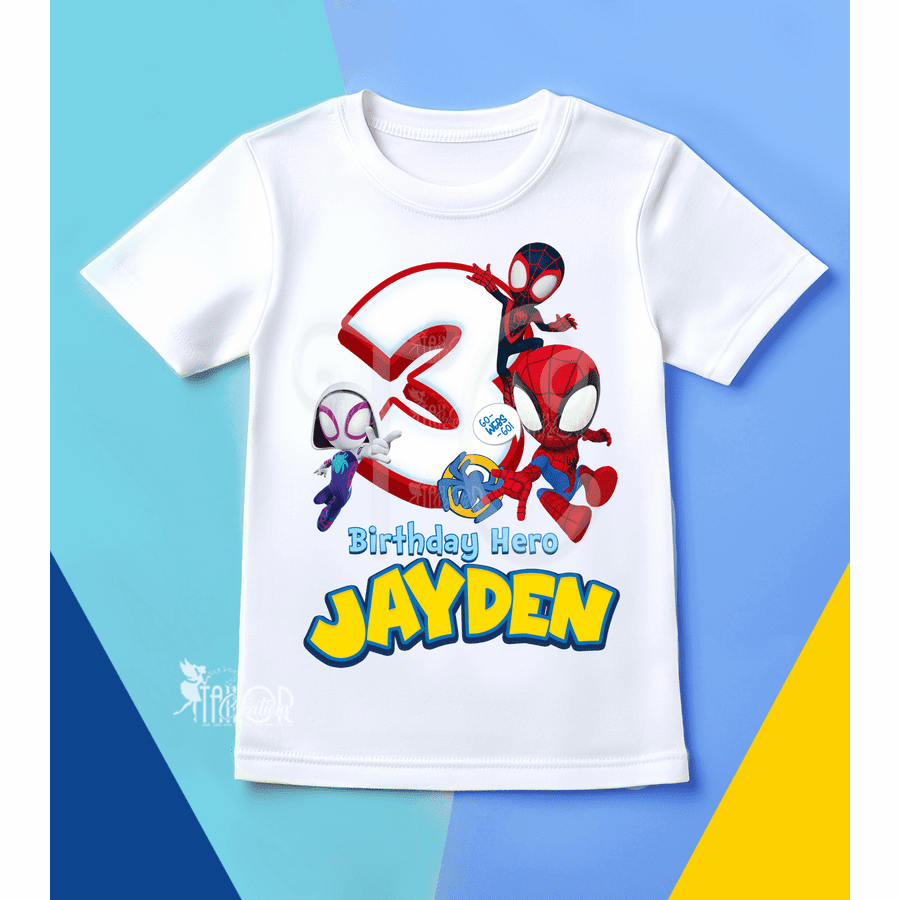 Spidey Amazing Friends Birthday Tee Shirts - Spidey Amazing Friends Birthday Outfit Toddler