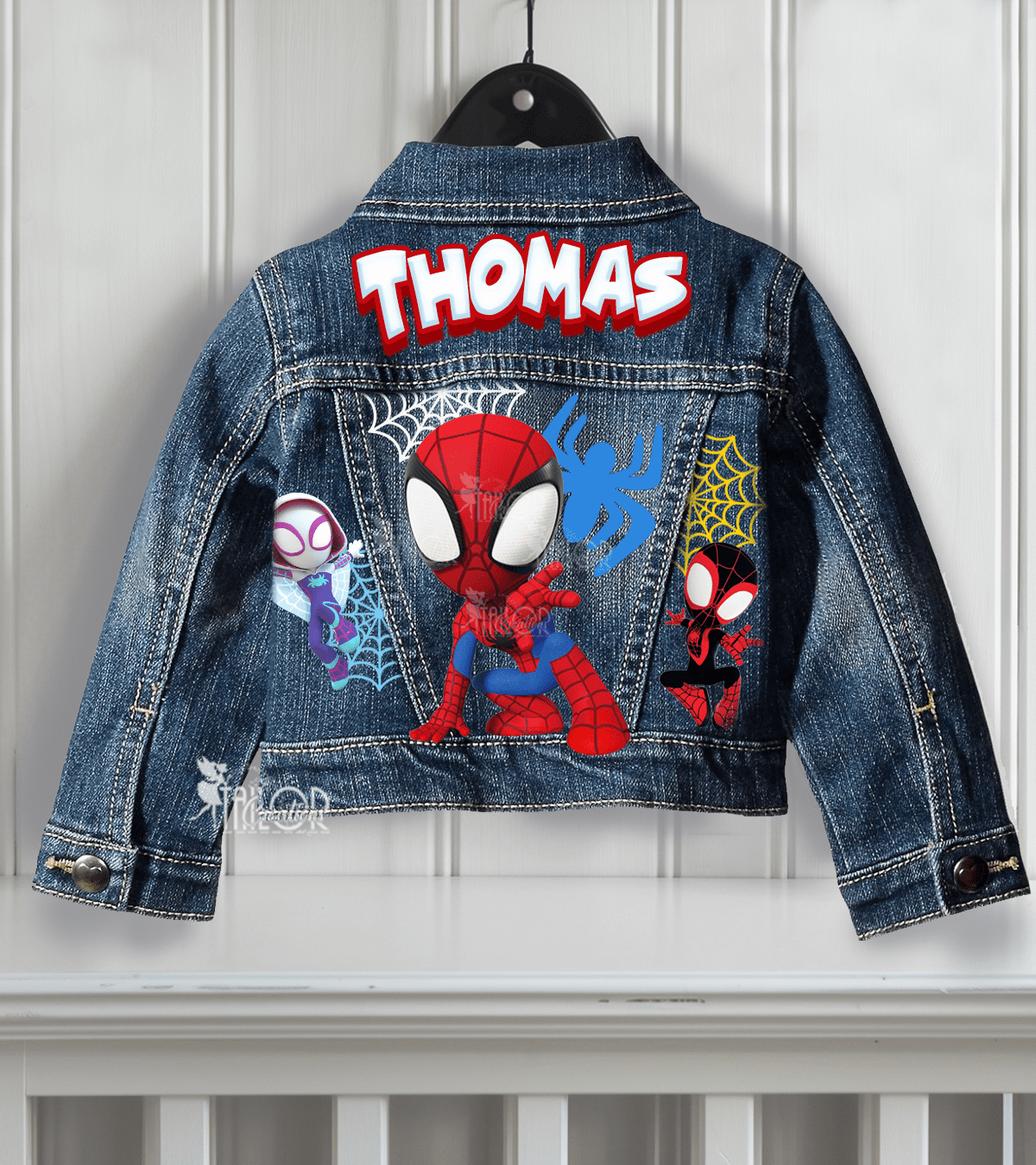 Spidey Amazing Friends Denim Jacket - Disney Personalized Denim Jacket Toddler
