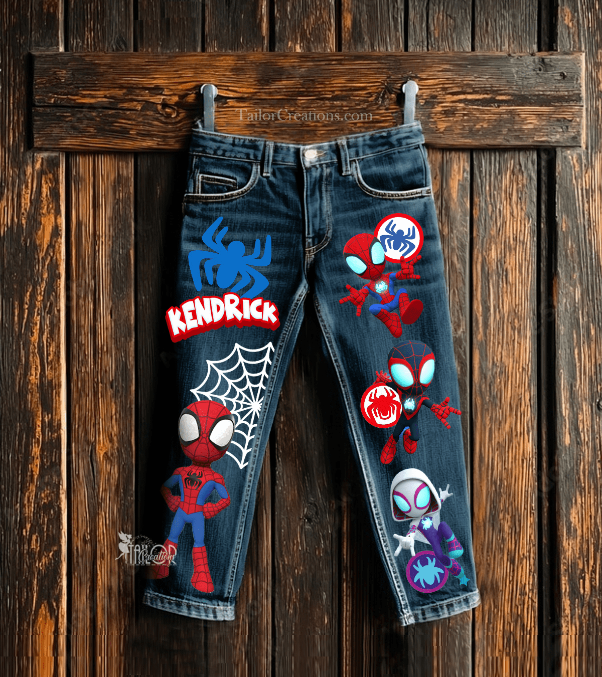 Spidey and Amazing Friends Custom Name Pants - Spidey Birhday Party Tee Shirt Outfit