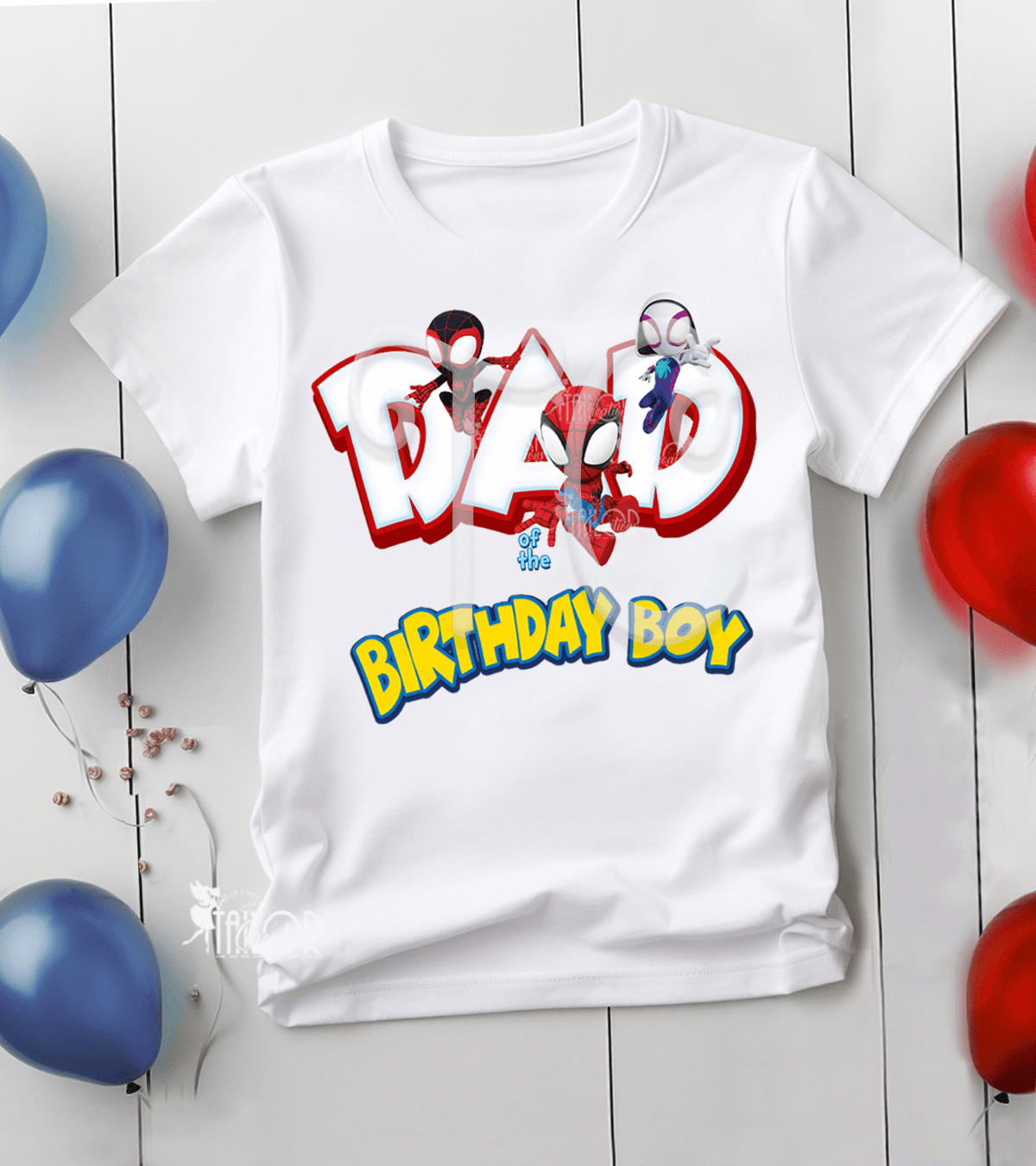 Spidey & Friends Matching Family Birthday Tee Shirt - Spidey Birthday T Shirt Outfit