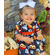Spooky Halloween Dress for Baby Girl Toddler - Custom Halloween Puff Sleeve Dress