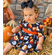 Spooky Halloween Ghost Dress for Baby Girl Toddler - Custom Pumpkin Halloween Puff Sleeve Dress