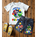 Super Mario Galaxy Birthday Party Outfit - Super Mario Denim Outfit Kids - Mario Birthday Party Ideas